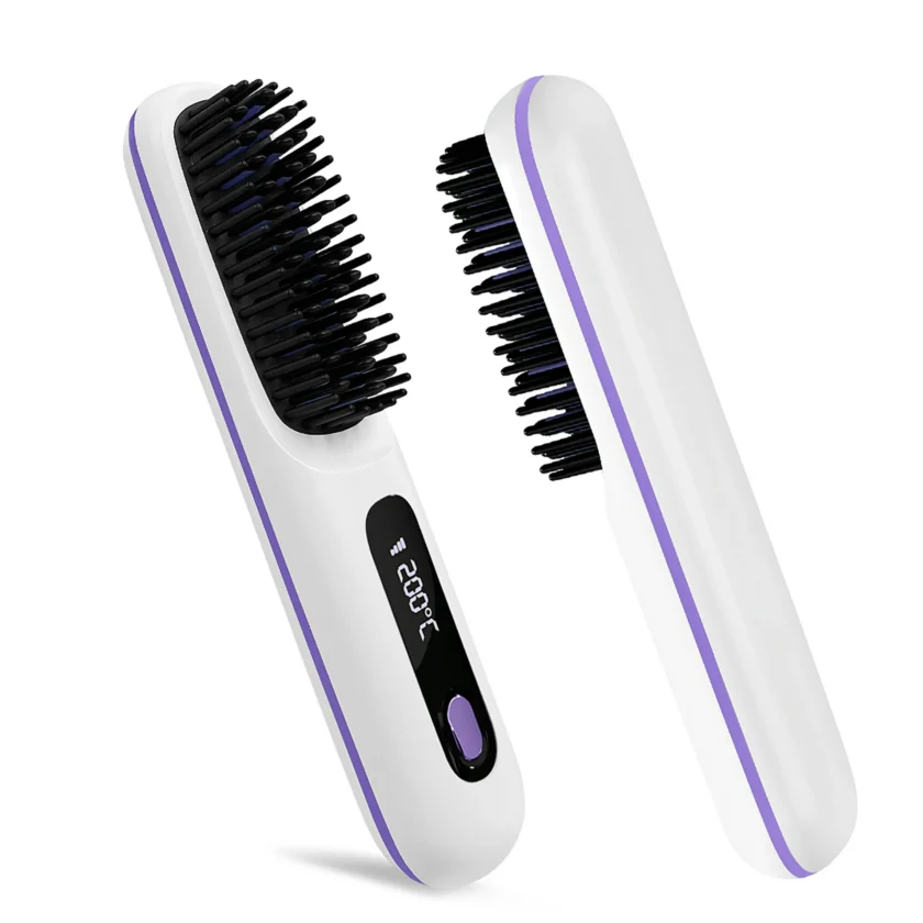 Cordless Hair Straightener Brush