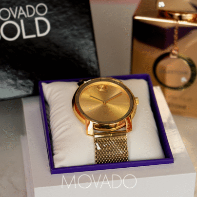 Movado Men's 3600373 Analog Display Swiss Quartz Gold 44mm